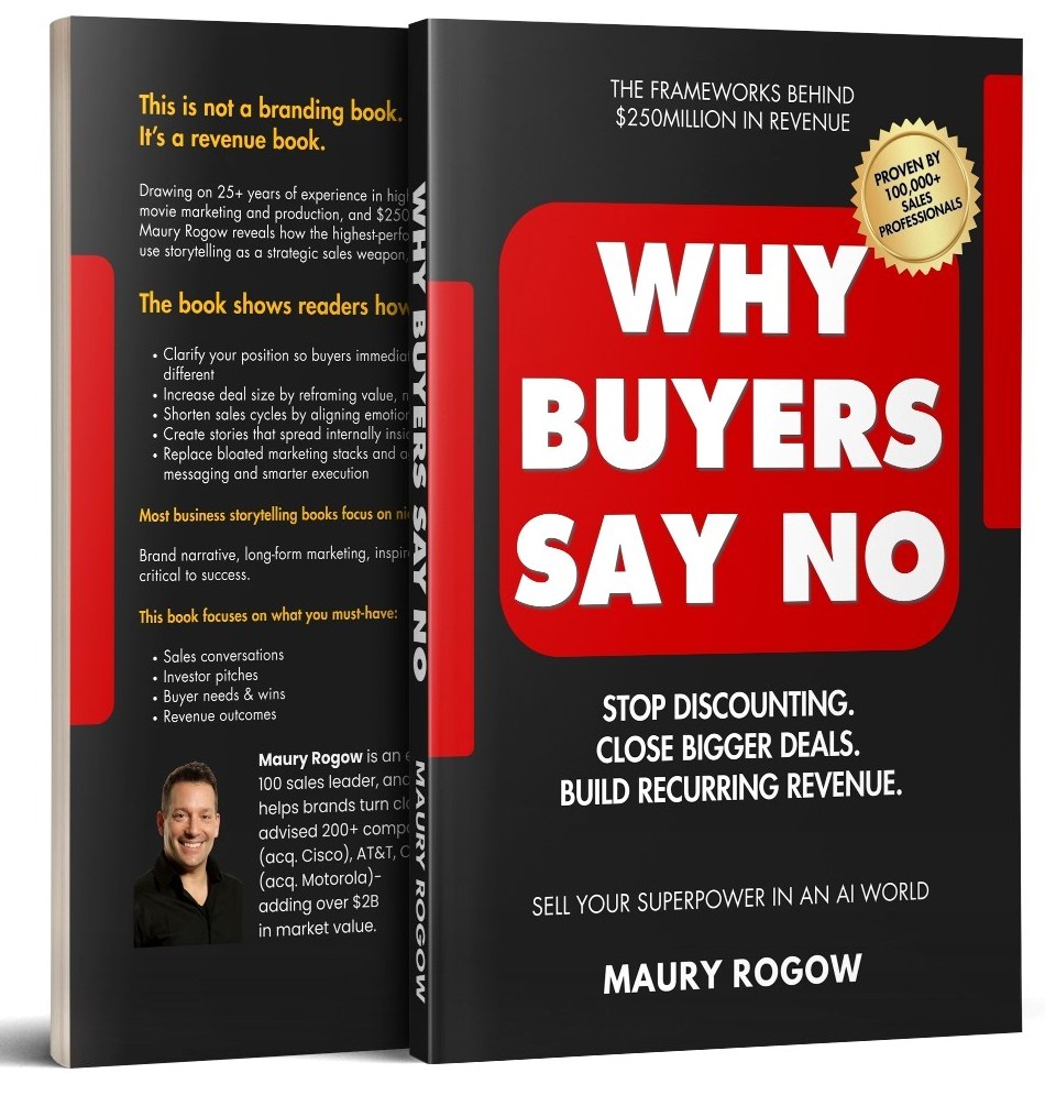 Why Buyers Say No by Maury Rogow, front and back cover