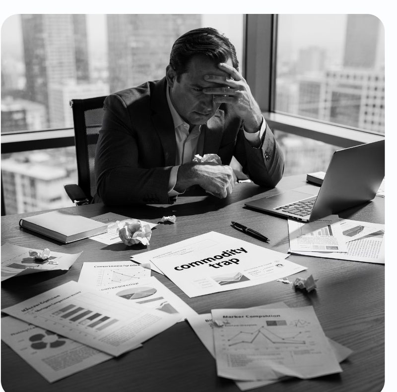 Executive stuck in the commodity trap
